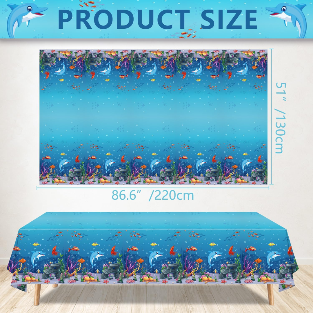 Ocean Theme Table Cover