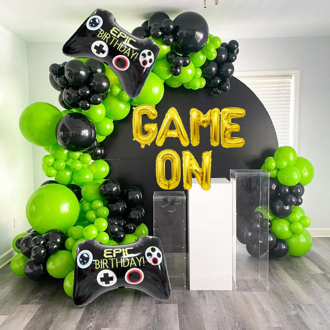 140pcs Game on Theme Balloon Garland Kit