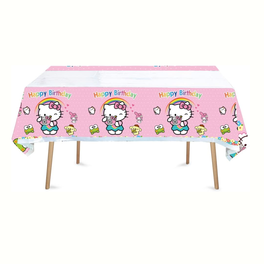 Hello Kitty Theme Table Cover