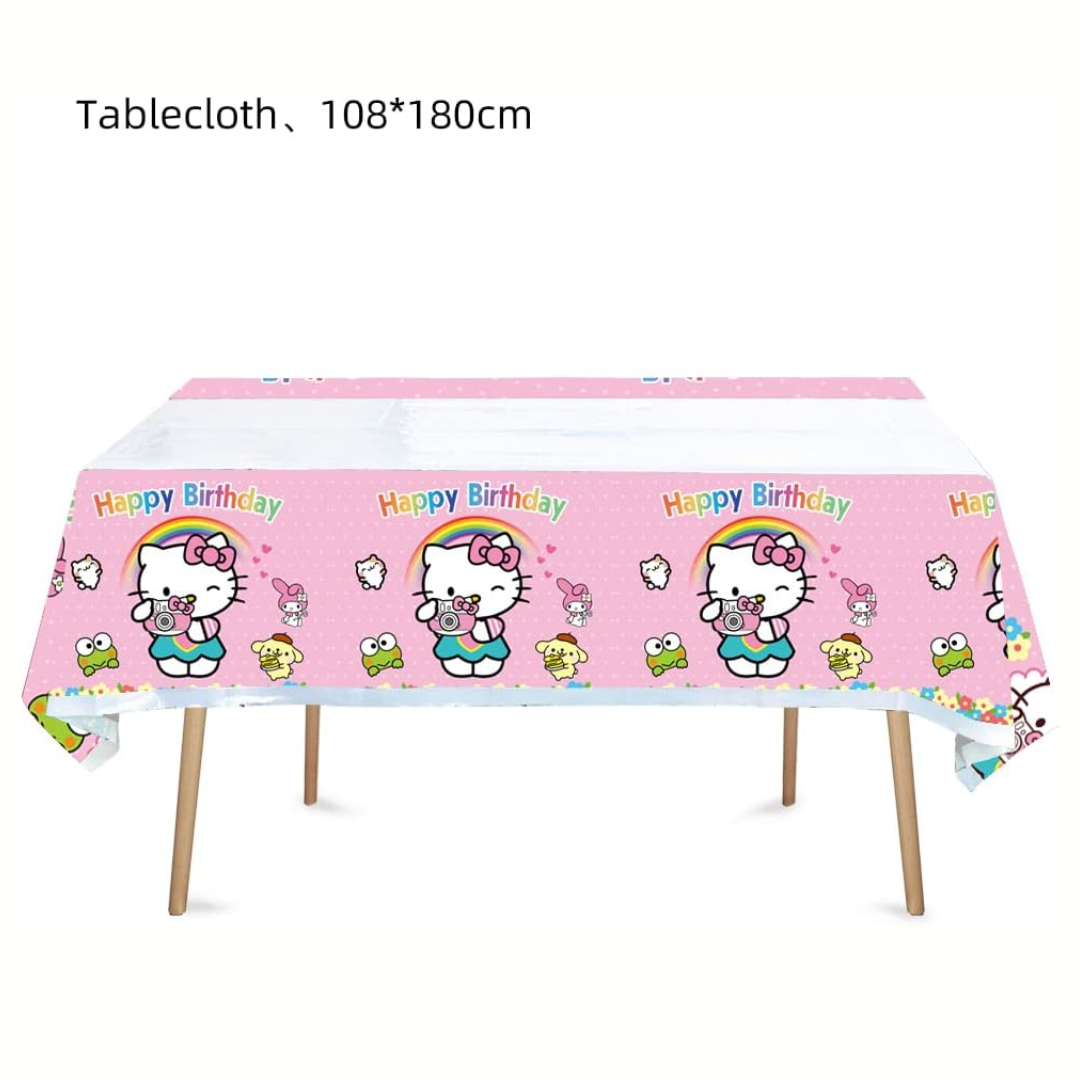 Hello Kitty Theme Table Cover