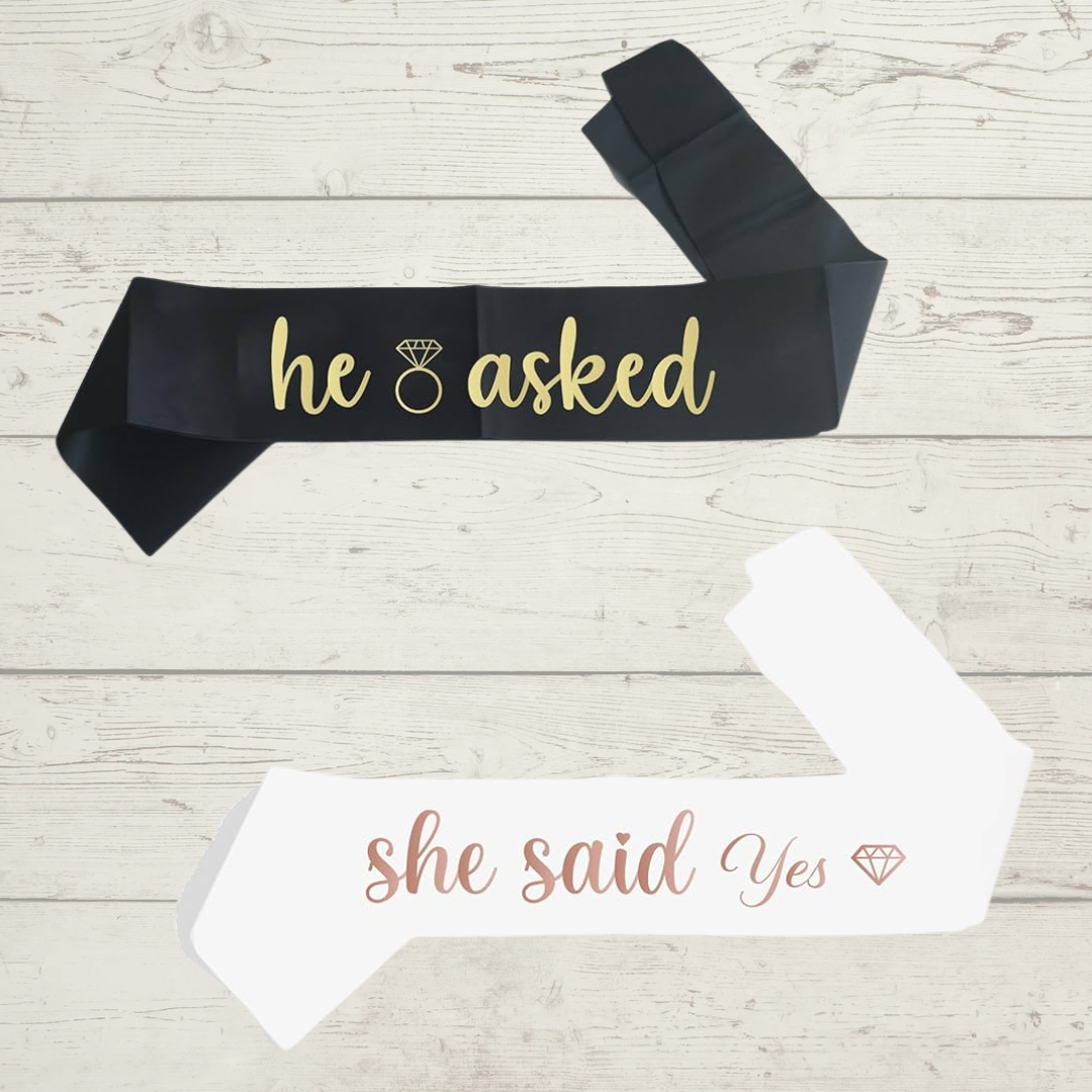 He Asked Sash & She Said Yes Sash