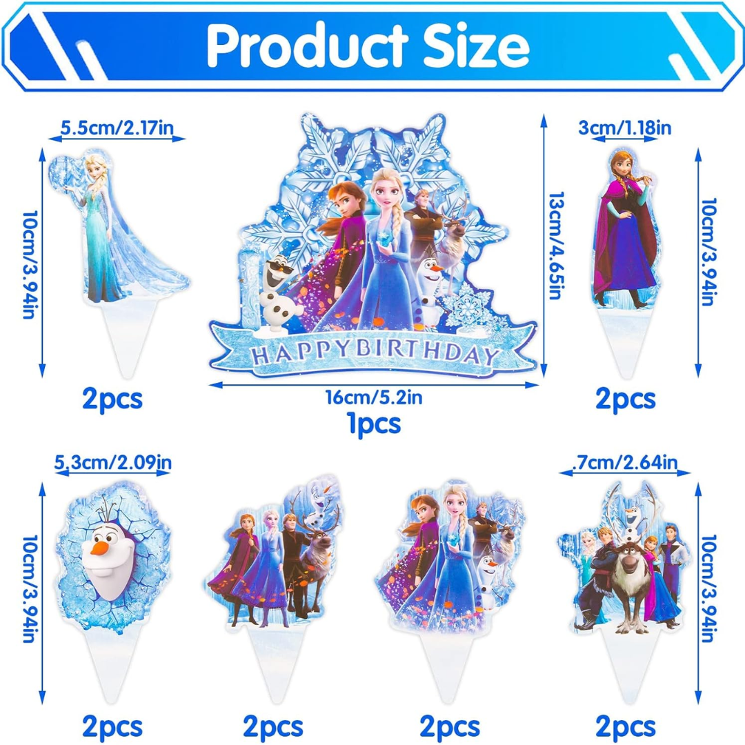 13pcs Frozen Theme Cake Topper