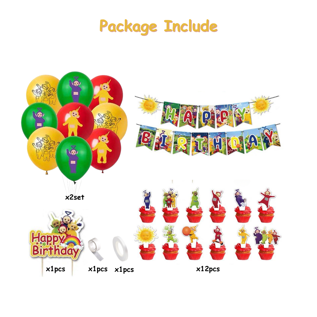 Teletubbies Theme Balloon Decorations