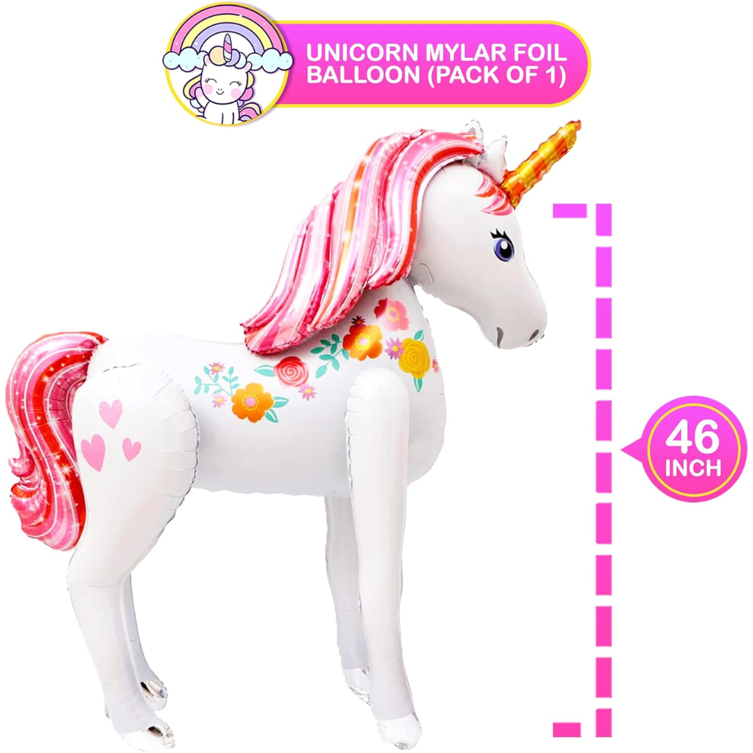 46inch Giant Self Standing Unicorn Balloon