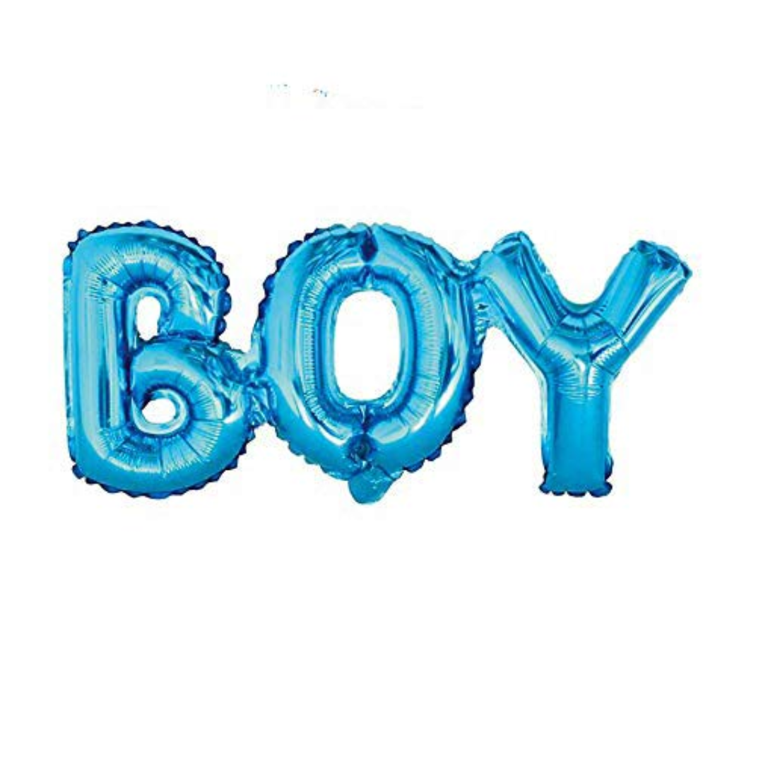 Blue Boy Foil Balloons