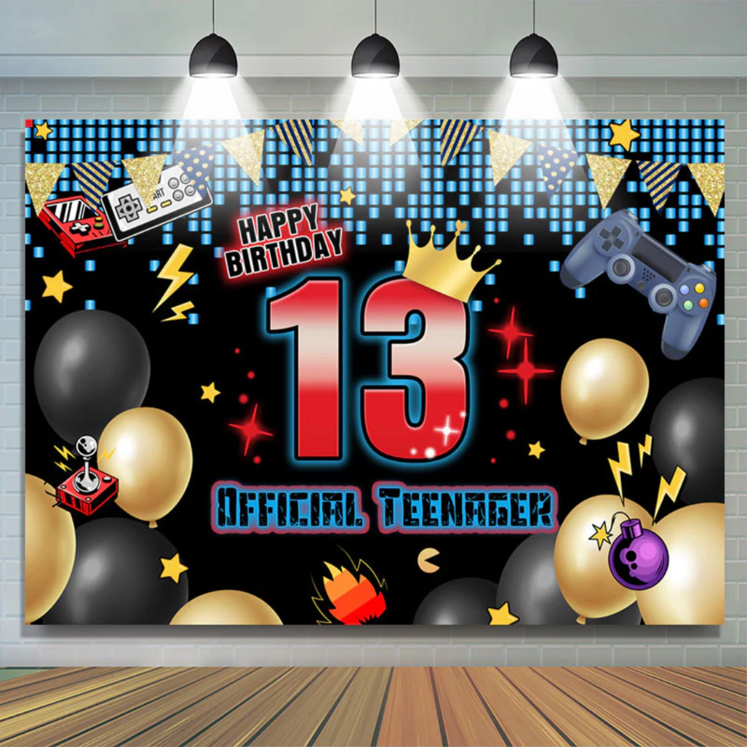 Officially Teenager Photography Backdrop