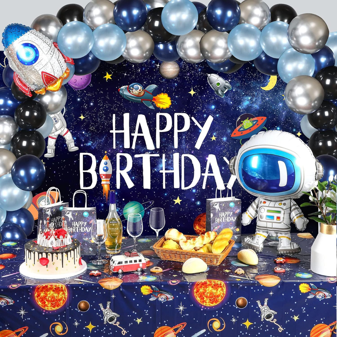 59pcs Outer Space theme Balloons Garland Arch Kit
