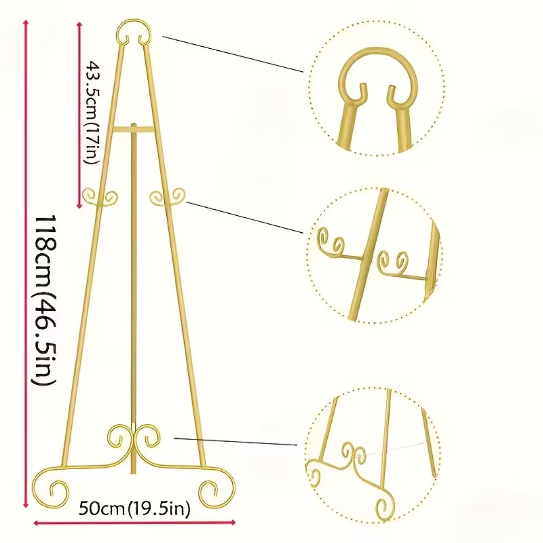 Welcome Board Metal Holder Stand for Rent