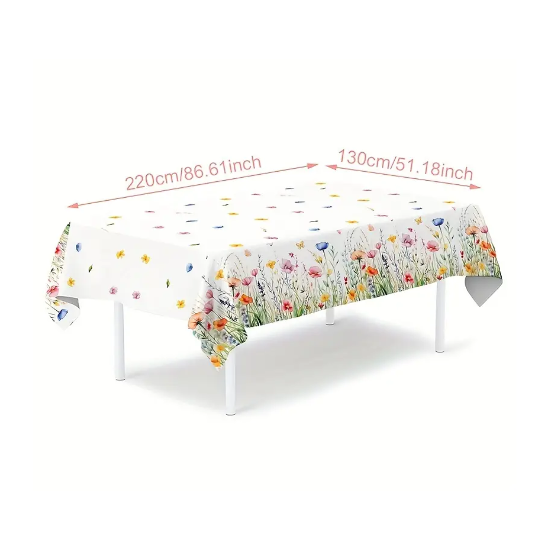 Spring Flower Tablecloth