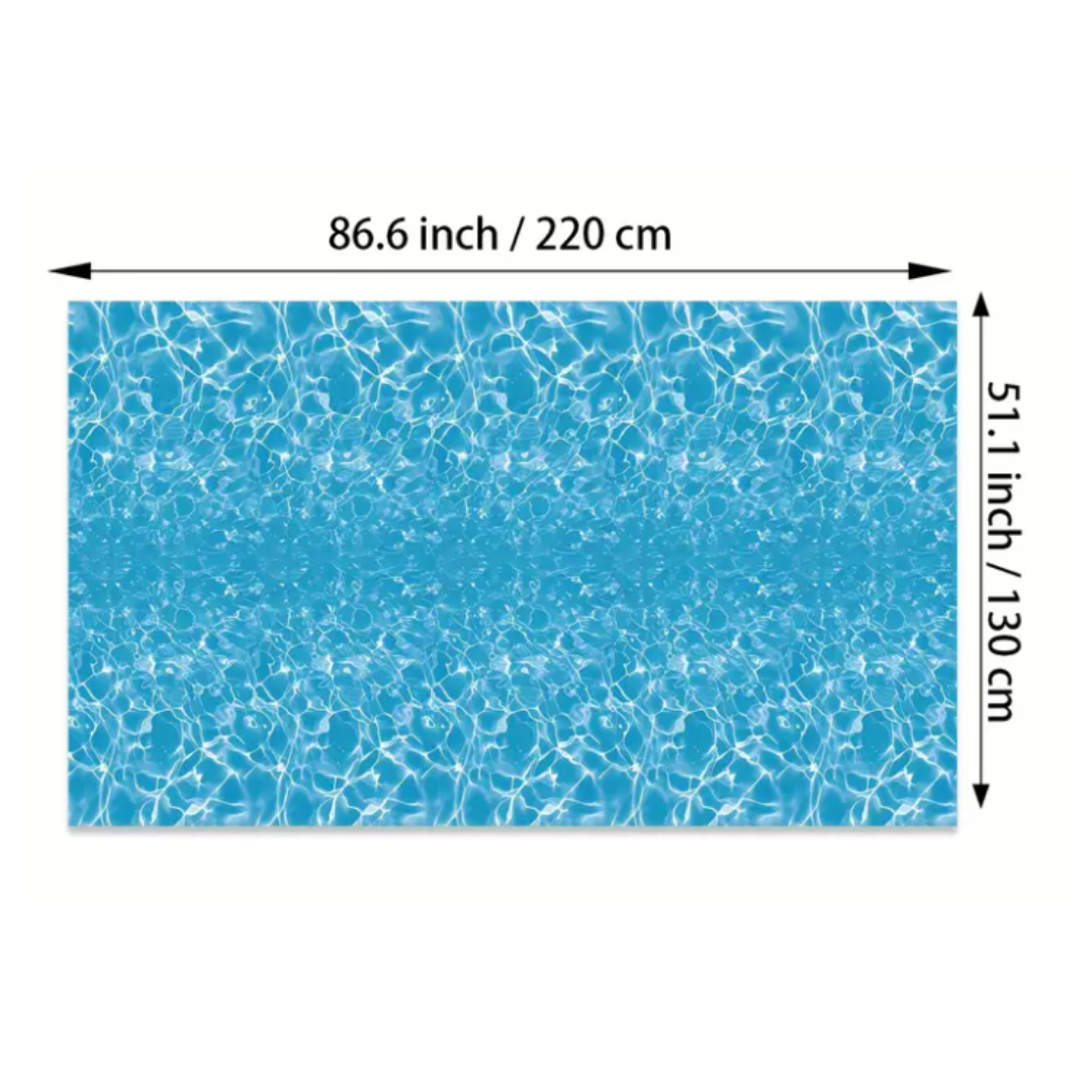 Ocean Wave Blue Table Cover