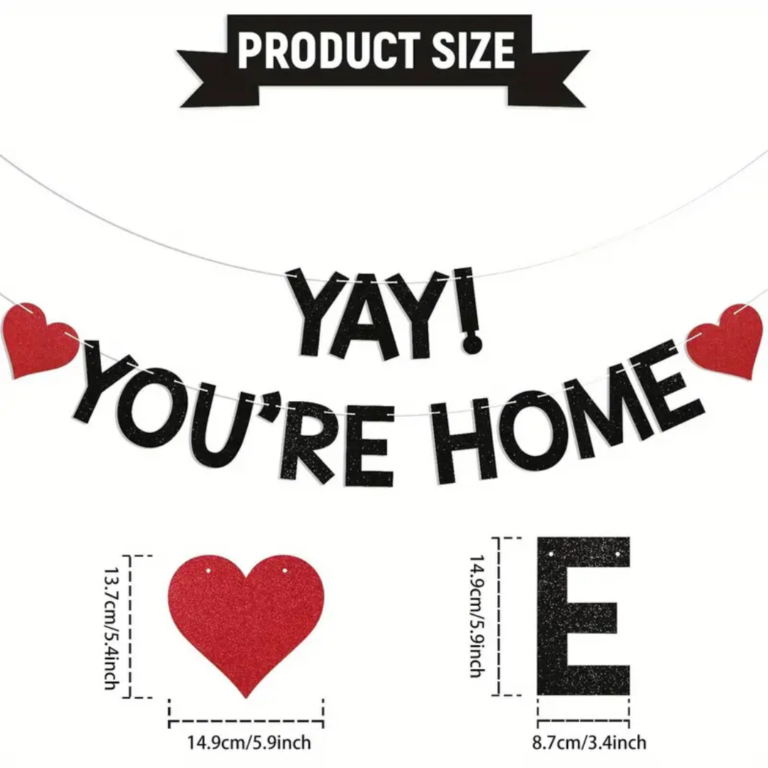 Yay! You're Home Banner