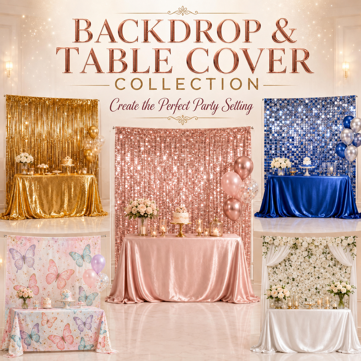 Backdrops & Table Covers Collection