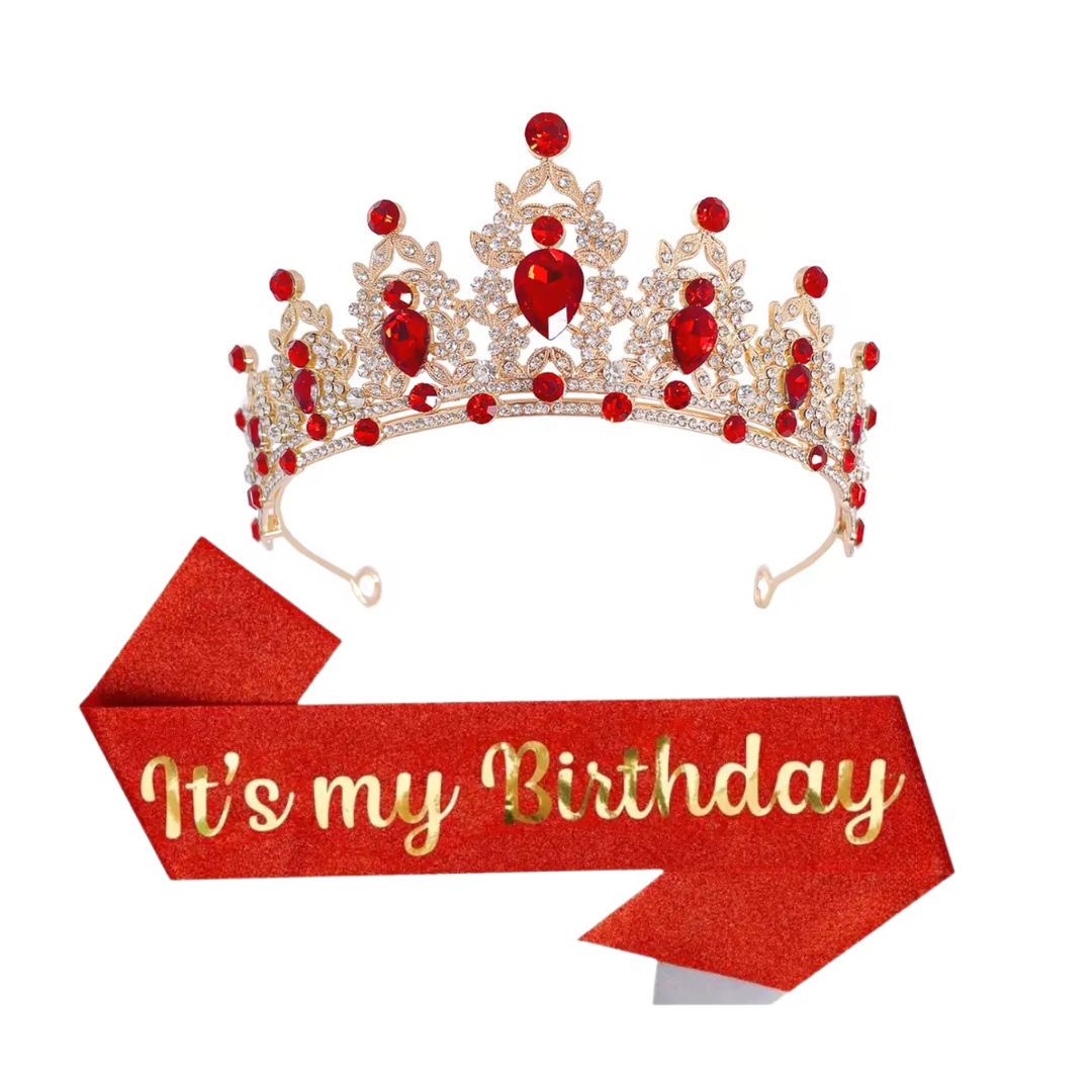 It's my Birthday Sash and Crown Set