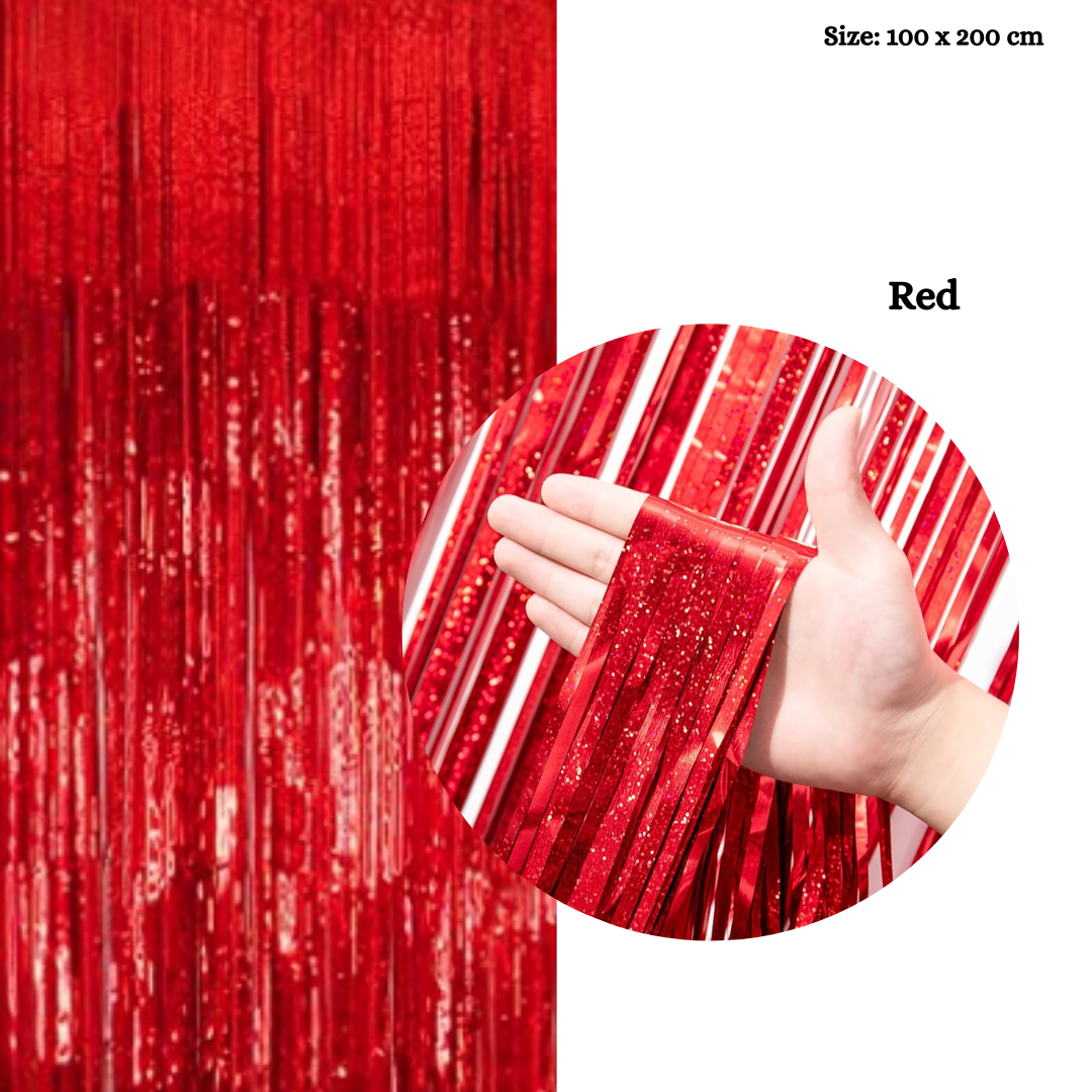 Laser Foil Rain Curtains
