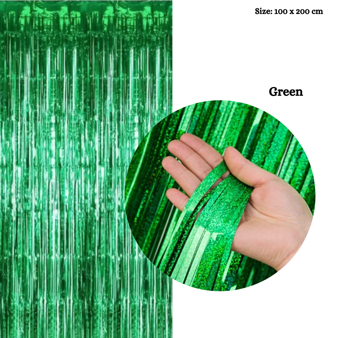 Laser Foil Rain Curtains
