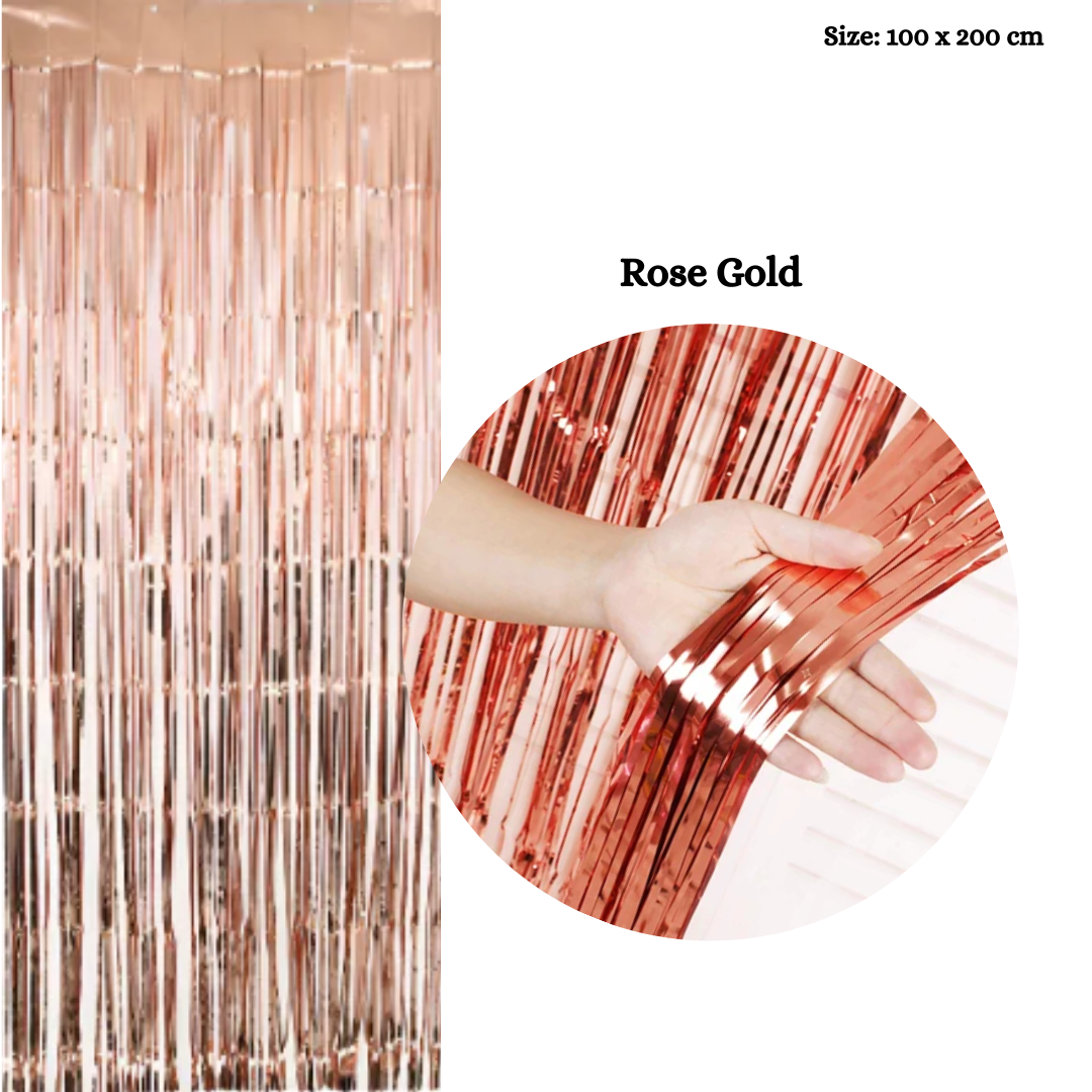 Metallic Foil Rain Curtains