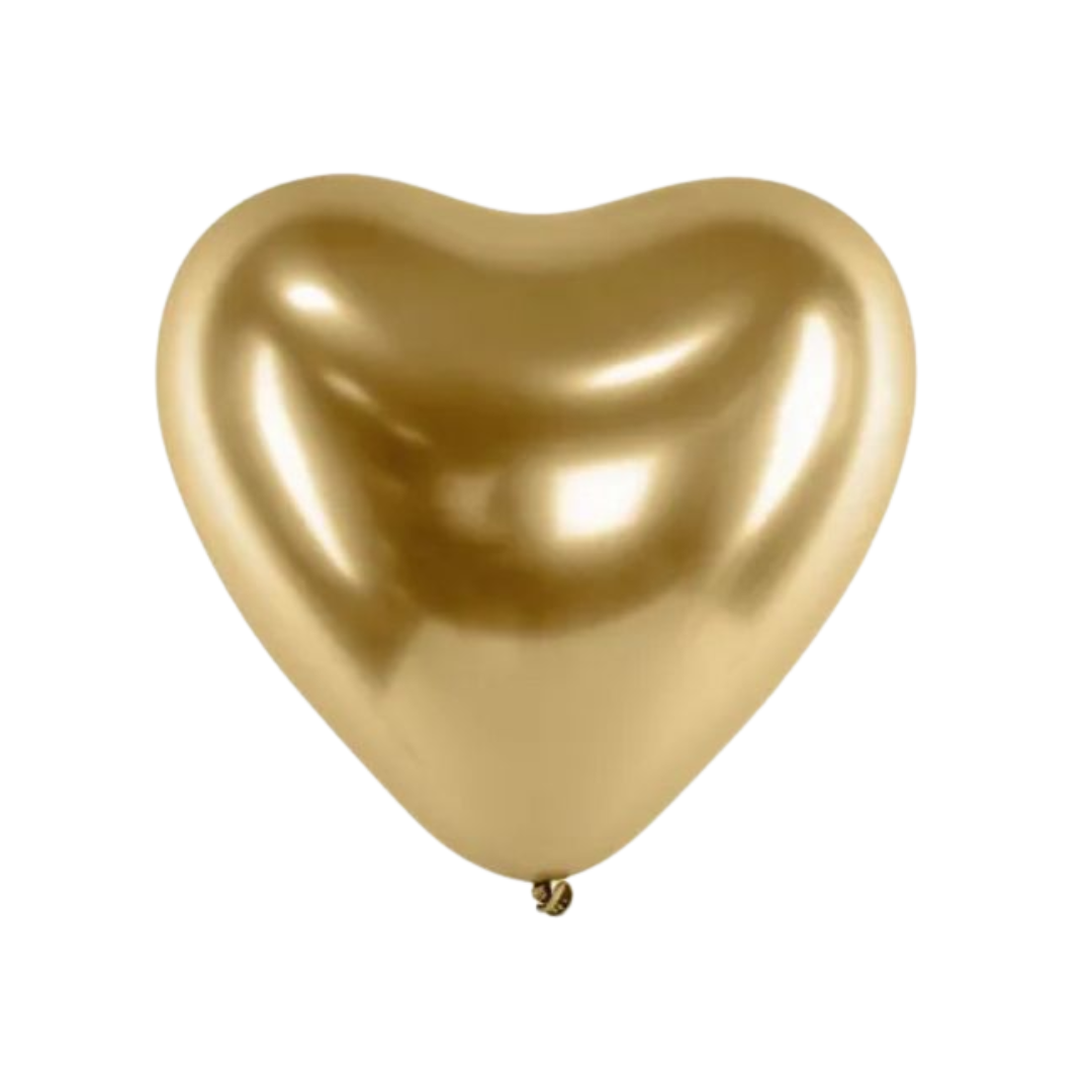 12inch Metallic Heart Balloon