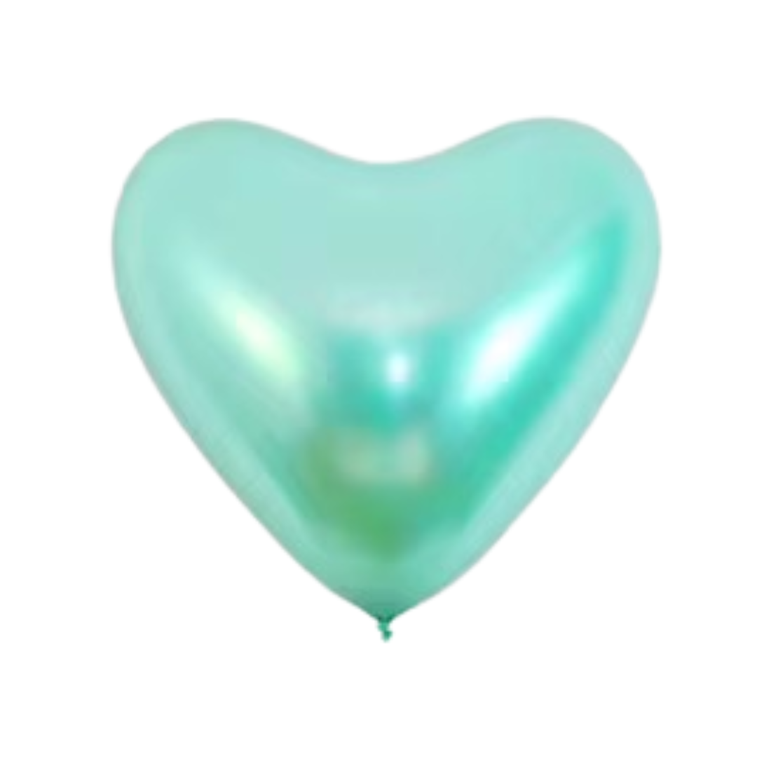 12inch Metallic Heart Balloon