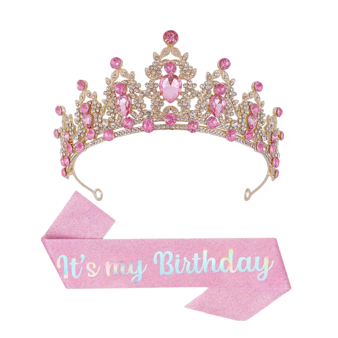 It's my Birthday Sash and Crown Set