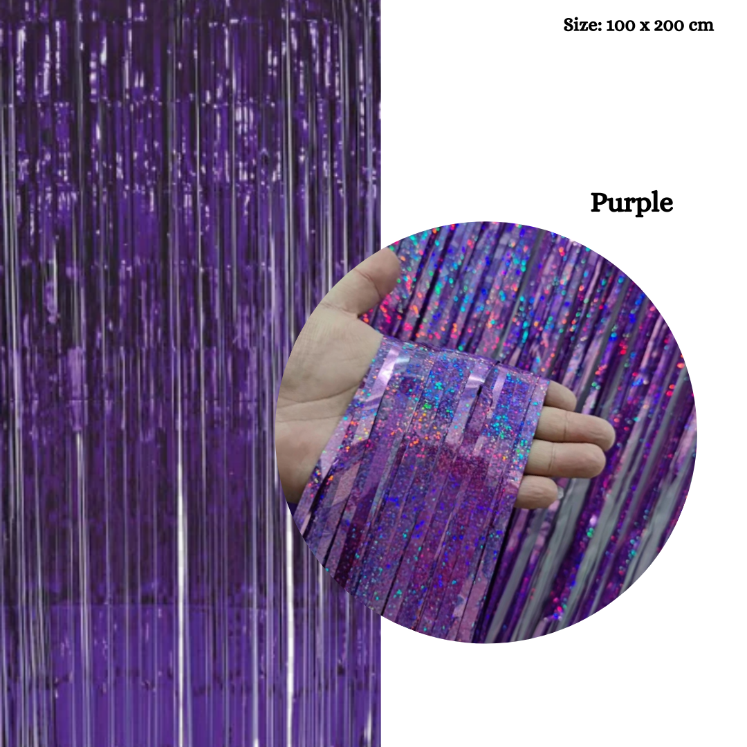 Laser Foil Rain Curtains