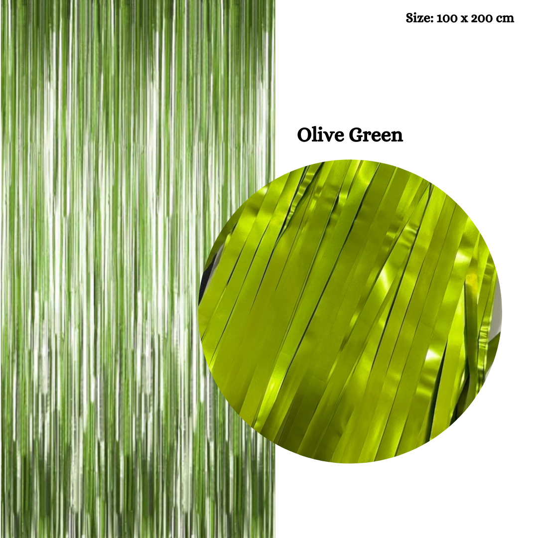 Metallic Foil Rain Curtains