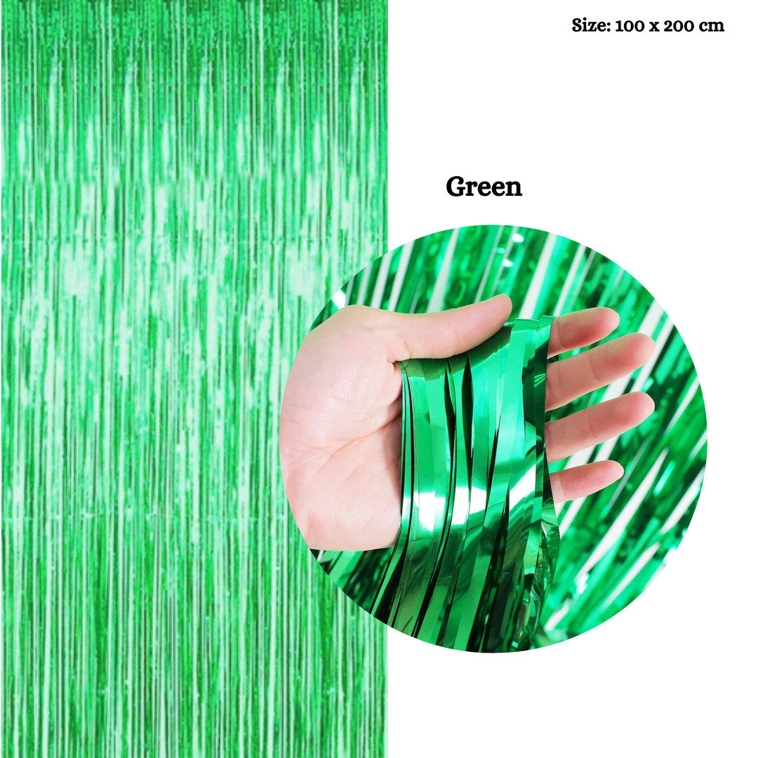 Metallic Foil Rain Curtains