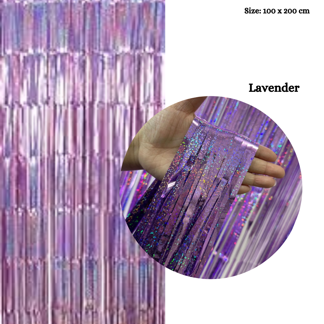 Laser Foil Rain Curtains