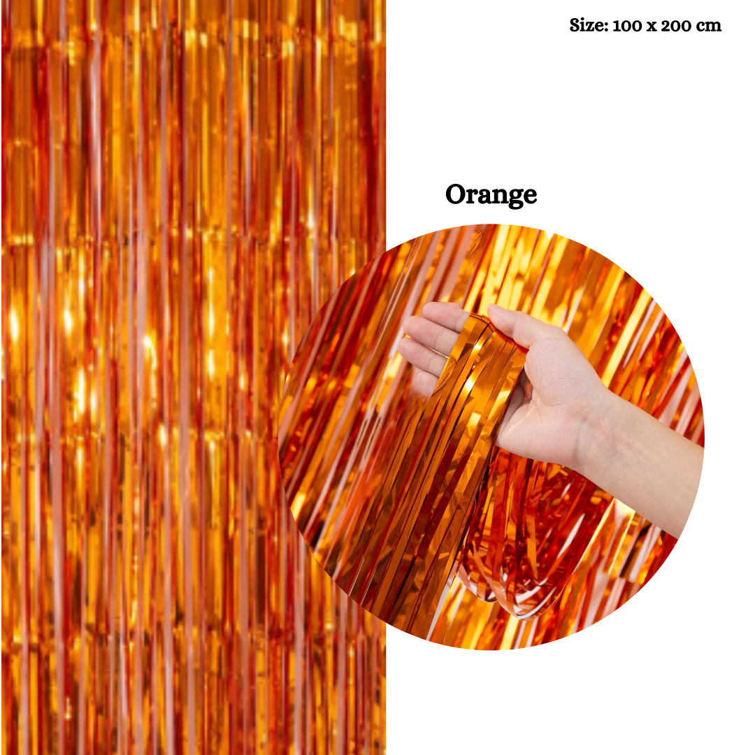 Metallic Foil Rain Curtains