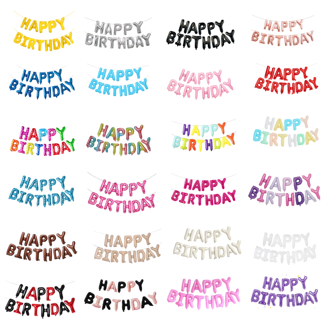 16inch Happy Birthday Foil Banner