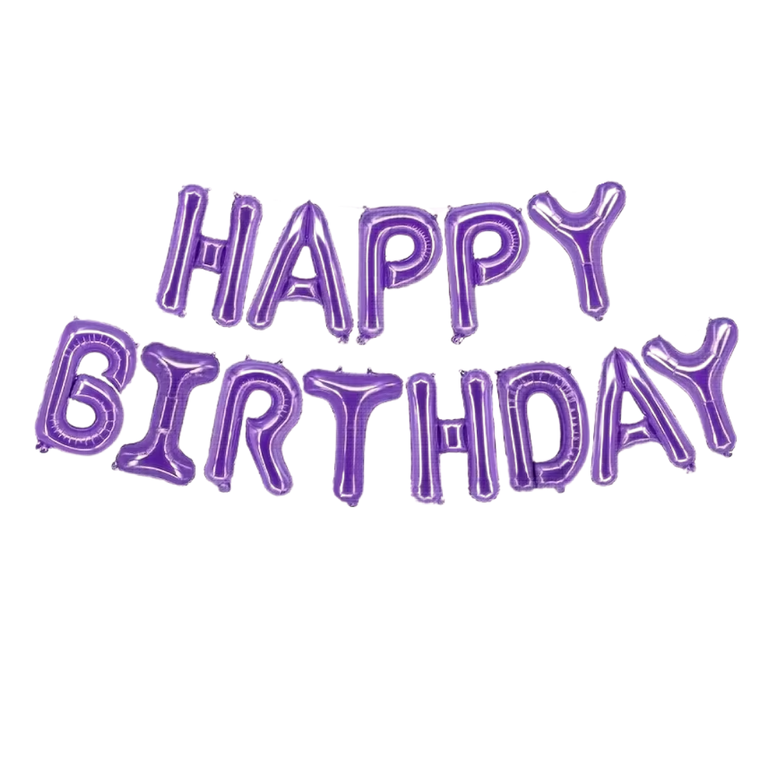 16inch Happy Birthday Foil Banner