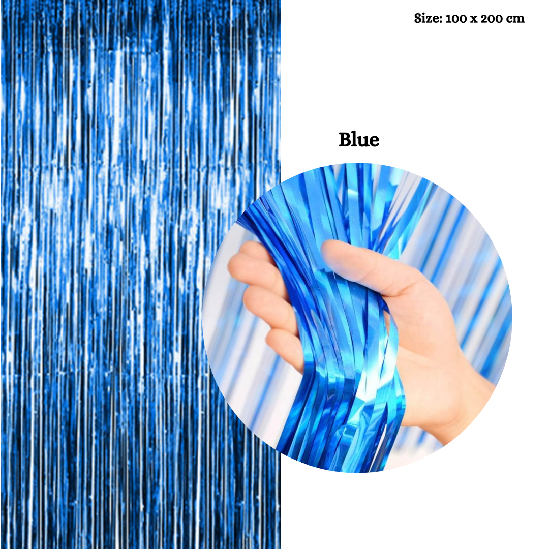 Metallic Foil Rain Curtains