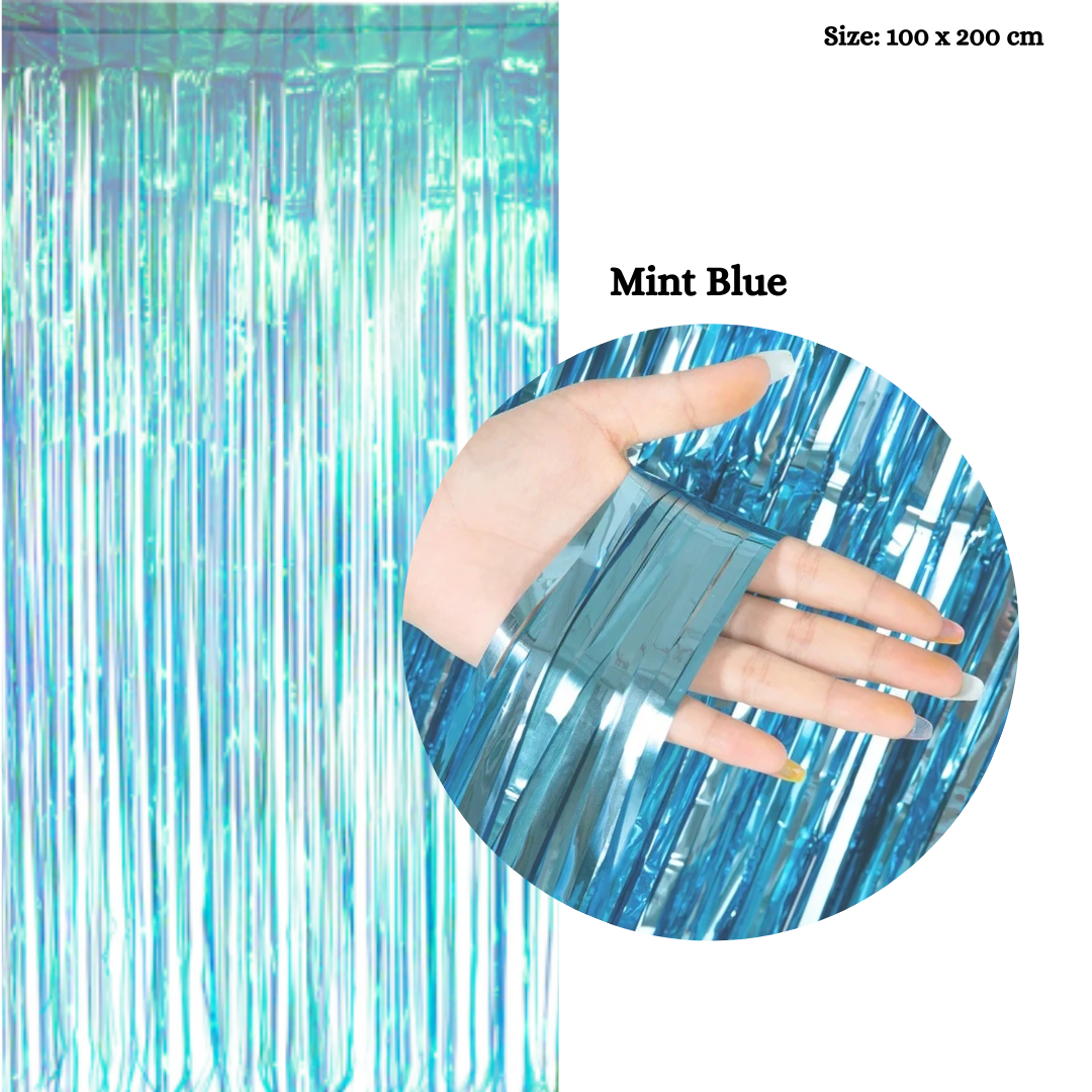 Metallic Foil Rain Curtains