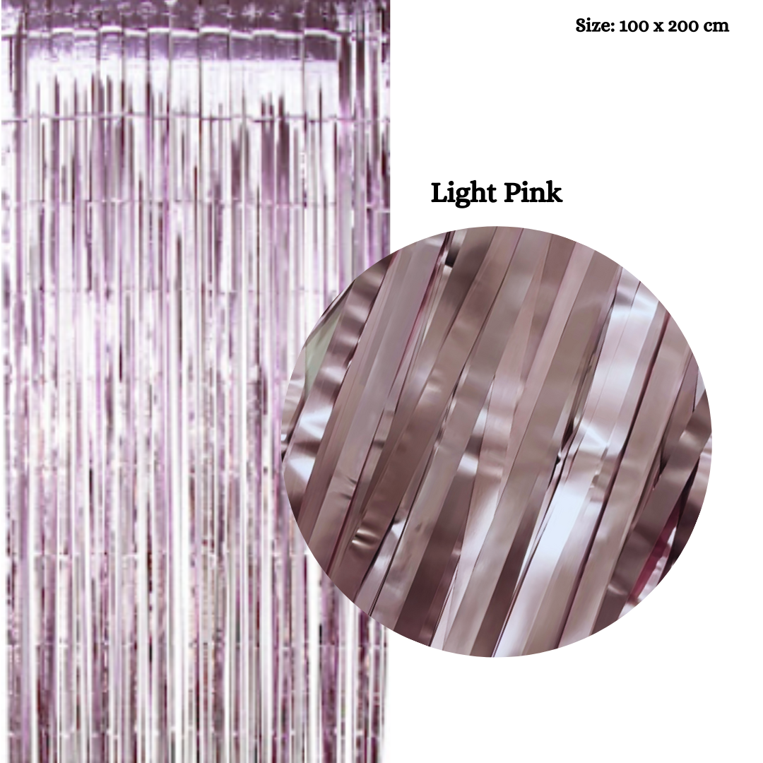 Metallic Foil Rain Curtains