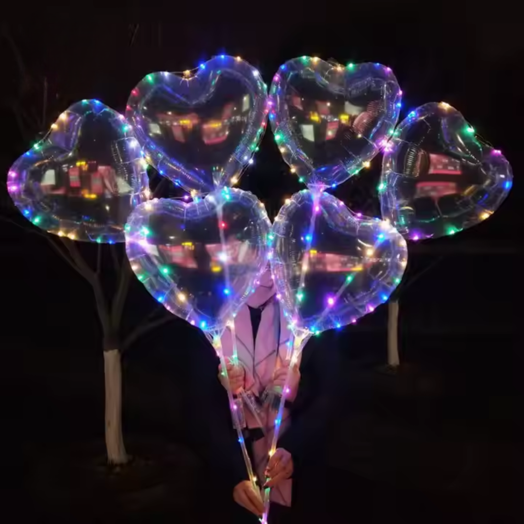 20inch Led Bobo Heart Balloon with Colorful Led Light