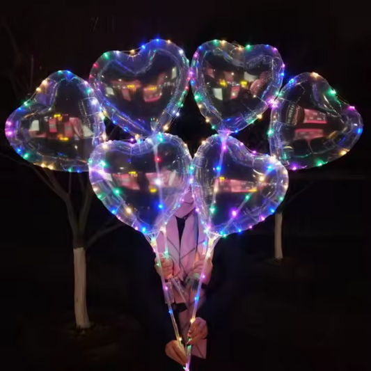 20inch Led Bobo Heart Balloon with Colorful Led Light