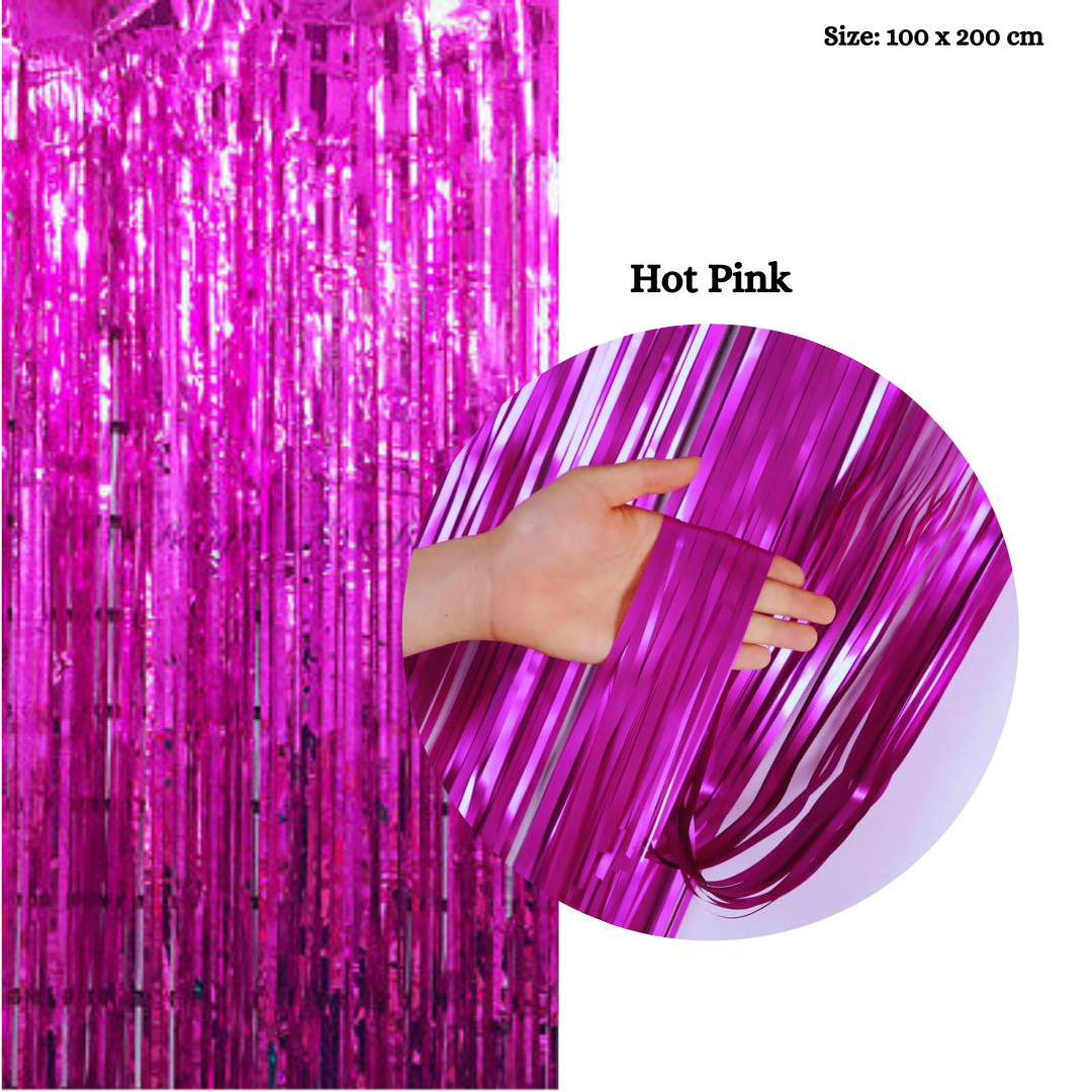 Metallic Foil Rain Curtains