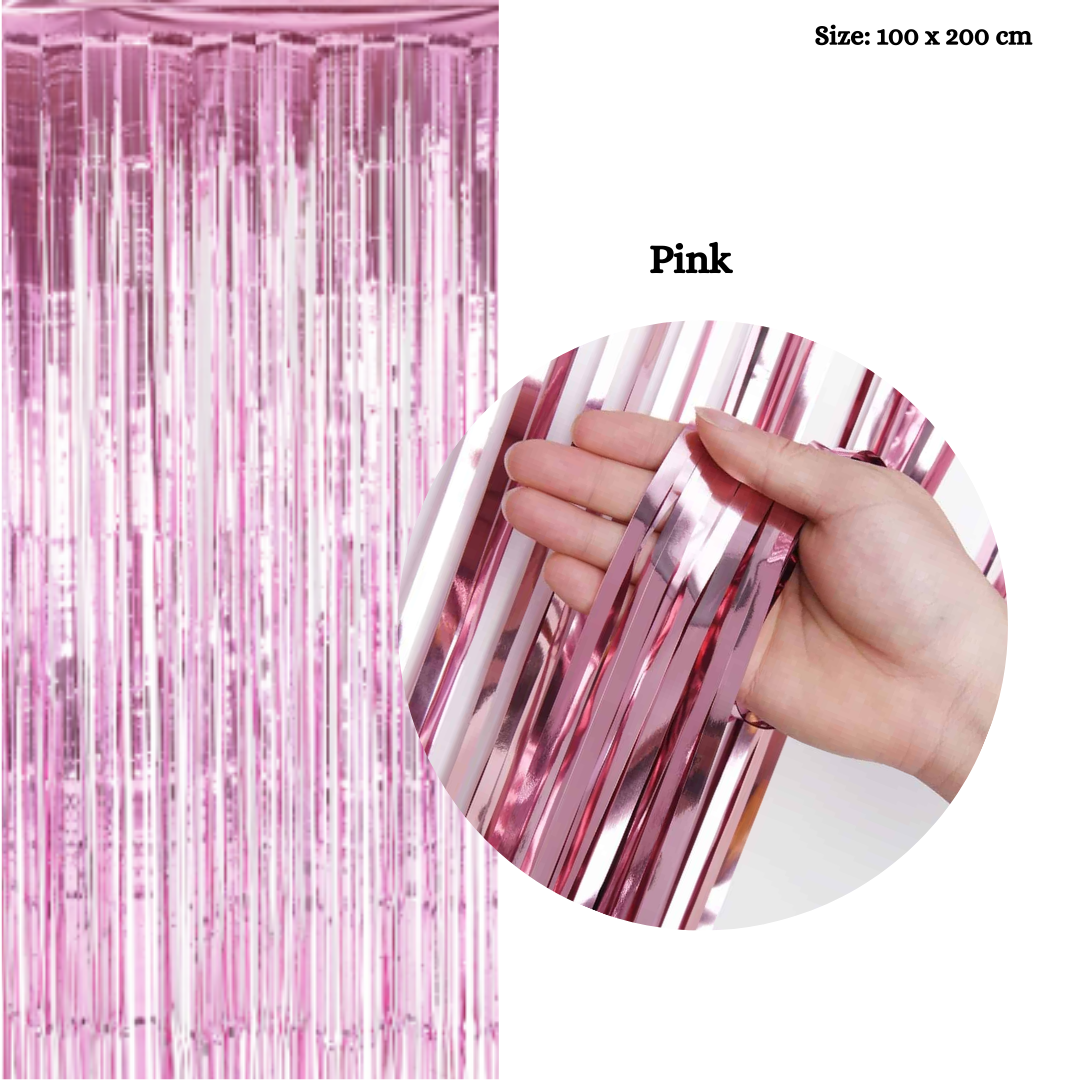 Metallic Foil Rain Curtains