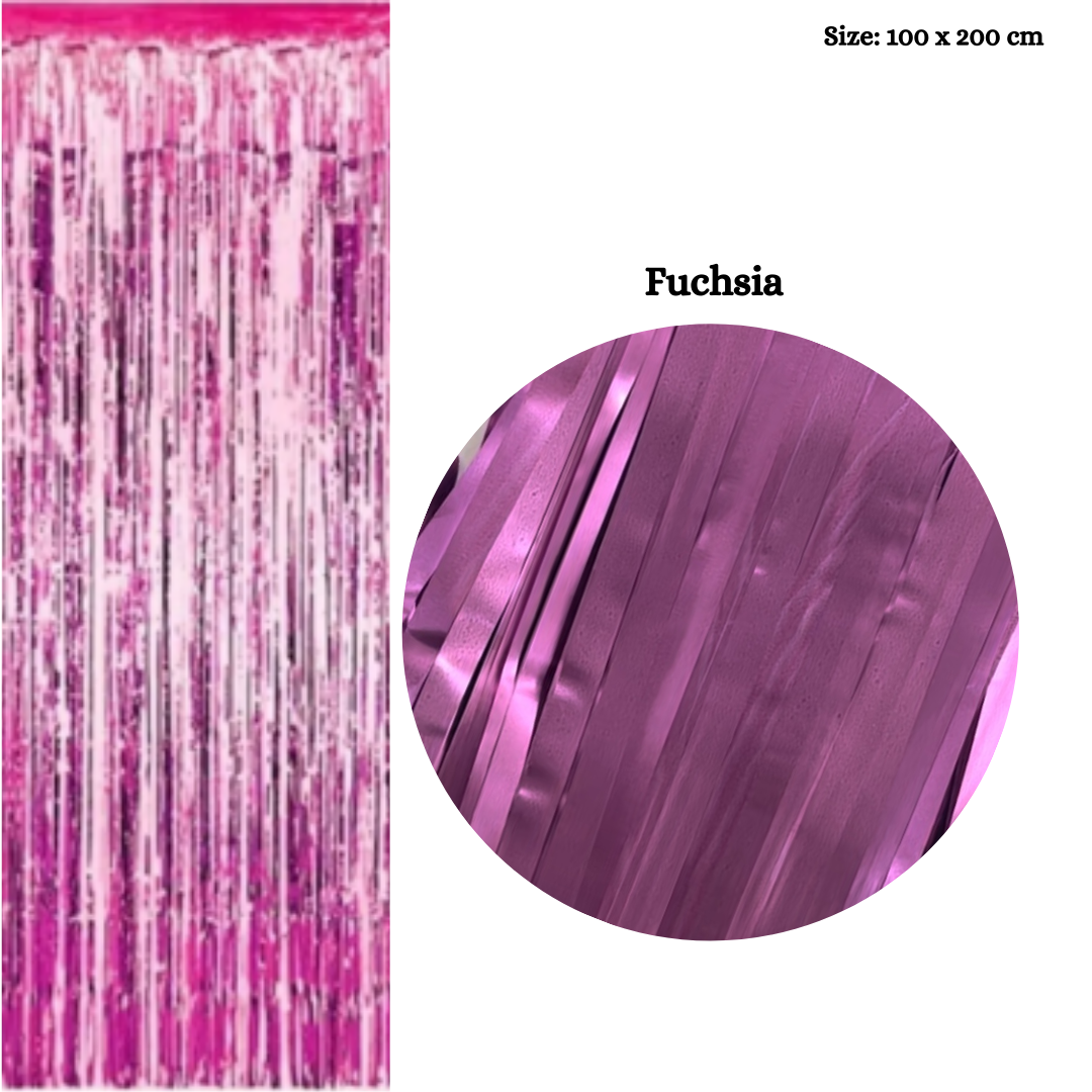 Metallic Foil Rain Curtains