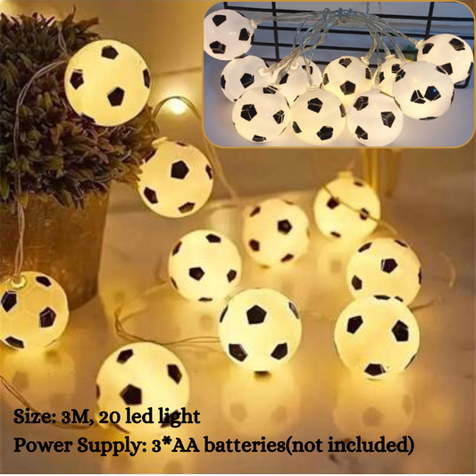 30m 20 Led Warm Football Shaped Fairy String Light