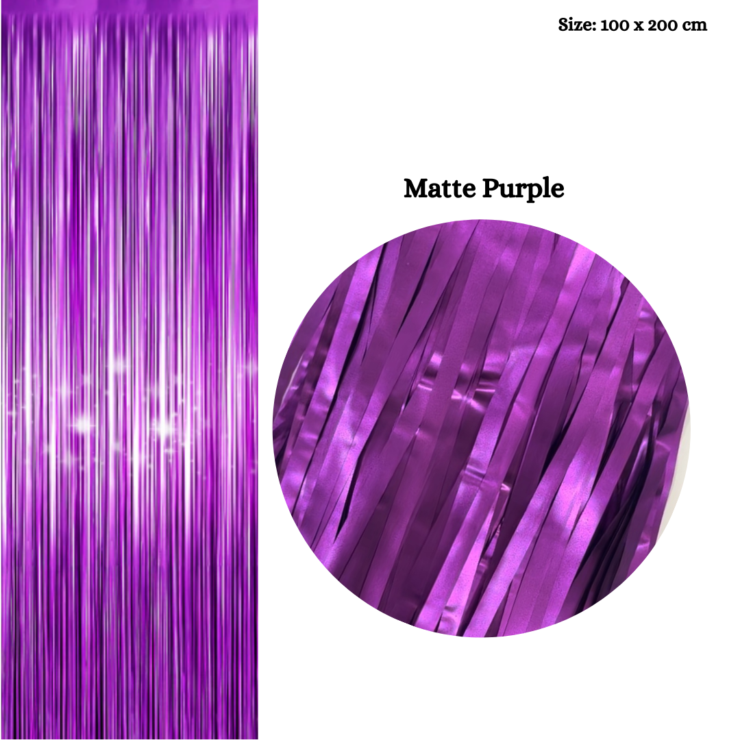 Metallic Foil Rain Curtains
