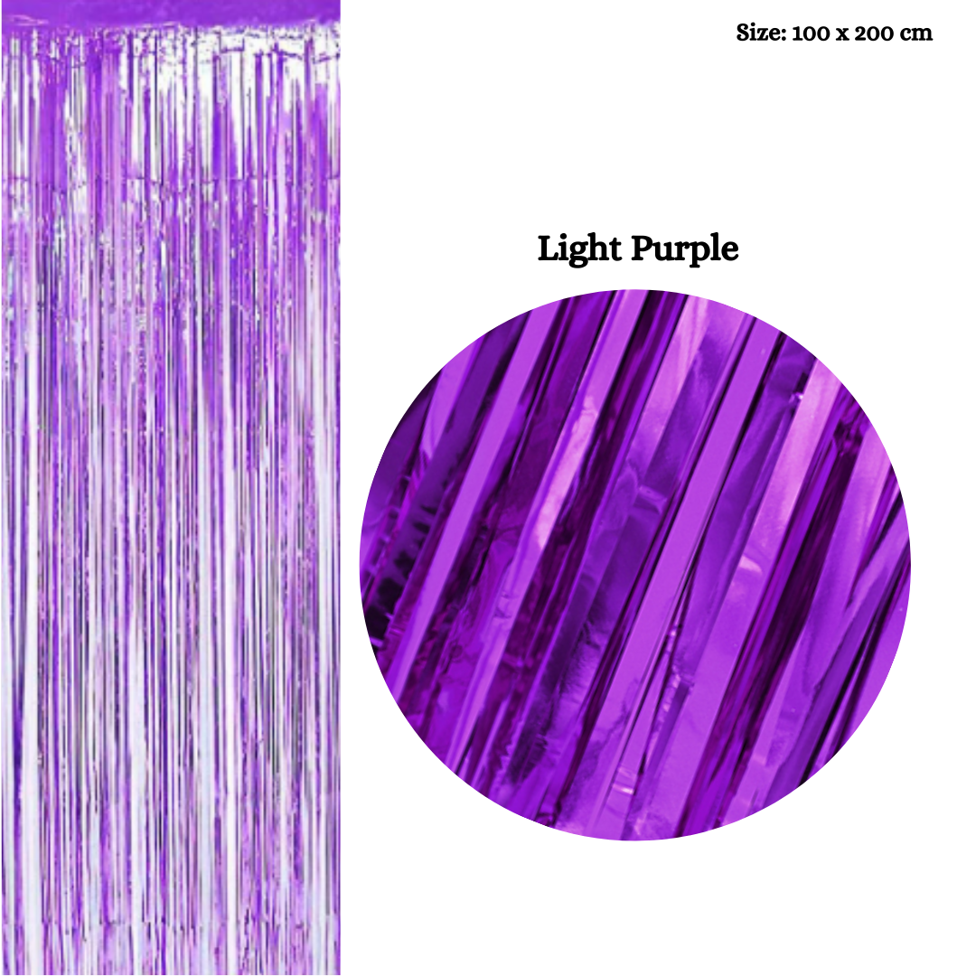 Metallic Foil Rain Curtains