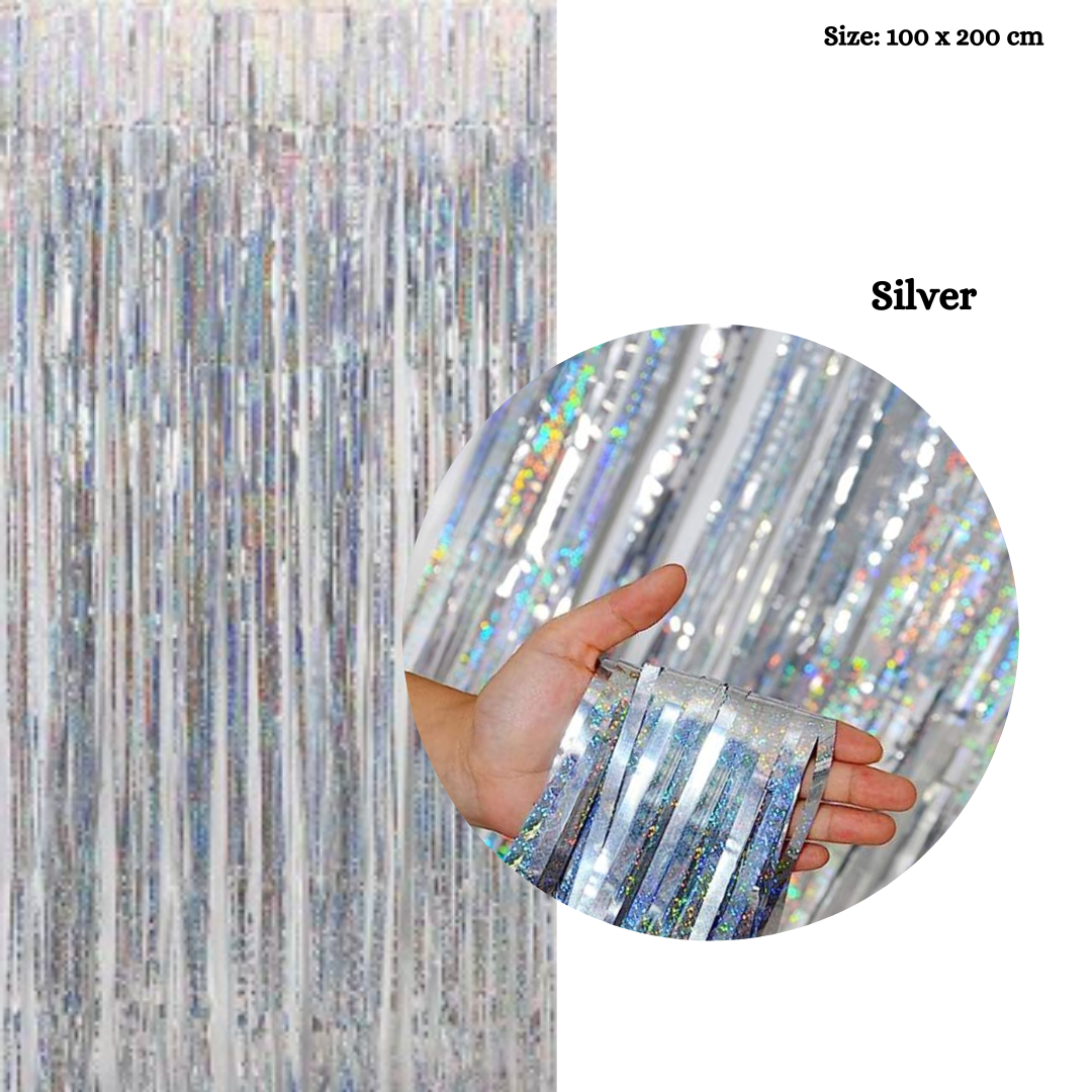 Laser Foil Rain Curtains