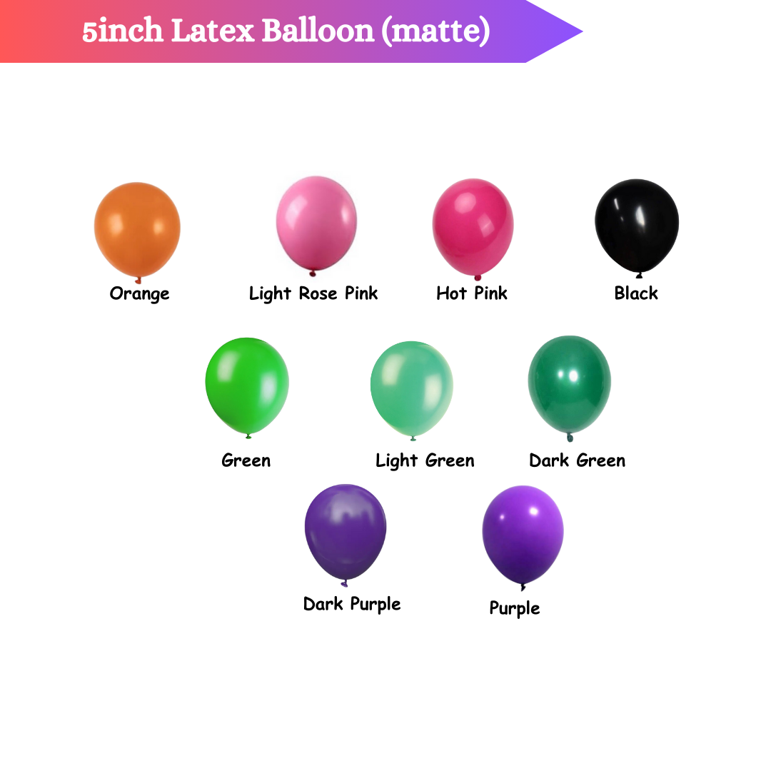 5inch Matte Latex Balloon