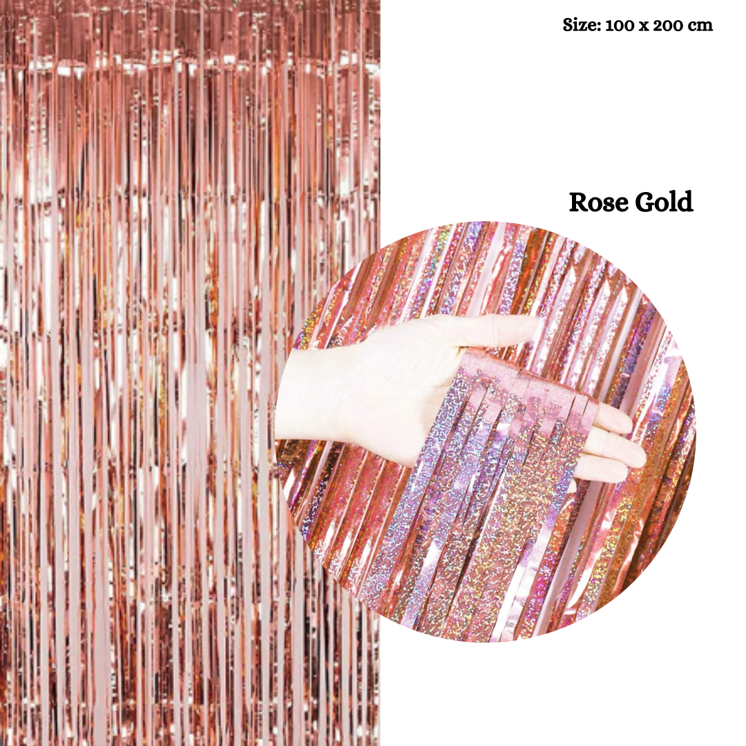 Laser Foil Rain Curtains