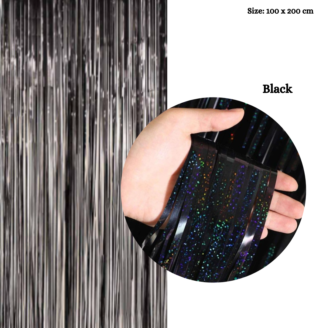 Laser Foil Rain Curtains