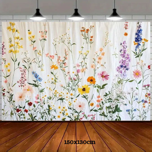 Vibrant Wildflower Backdrop
