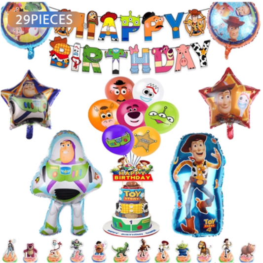 29pcs Toy Story Birthday Balloon Set