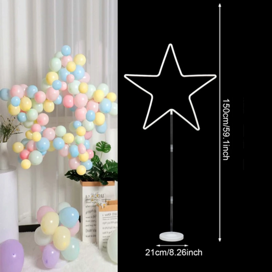 Star balloon stand