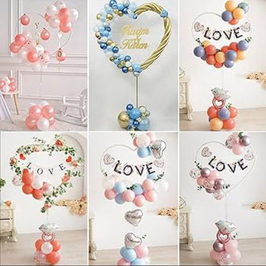 Heart shaped balloon Arch stand