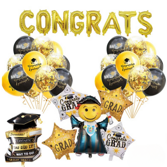 12pcs Congrats Graduation Party Decorations Balloon Arch Kit